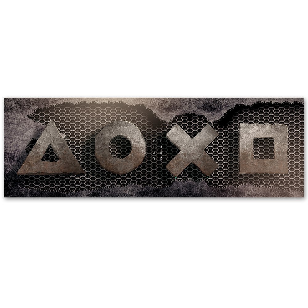 Emaga Obraz na płótnie, Symbole klawiszy kontroler - 90x30